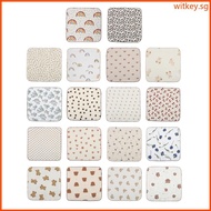 WIT Towel Cloth Soft Flower Burp Cloth Cotton Cloth Infant Soother Teething Towel