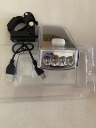 單車太陽能USB充電前燈