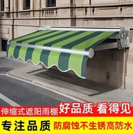 Canopy Outdoor Awning Foldable Retractable Roof Canopy Storefront Awning Facade Sunscreen Balcony Wi