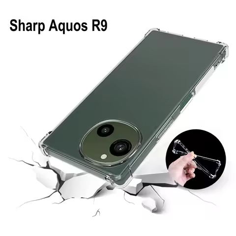 For Sharp Aquos R9 SH-51E Case Air Cushion Shockproof Clear Airbag Silicone Bumper TPU Back Cover So