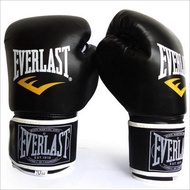 Ready Stock 6oz 8oz 10oz 12oz 14oz EVERLAST Boxing Gloves Professional Boxing Muay Thai Training Gloves Sanda Boxing Gloves