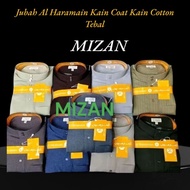 Jubah Kain Coat Kain Cotton Tebal Brand Al Haramain Jubah Lelaki