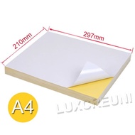 Giấy In Decal A4 Đế Vàng loại Tốt in nhãn logo bill mã vạch cà số xe khung máy làm tranh cát