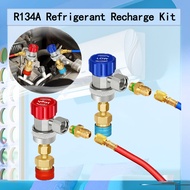 Car AC R134a R1234yf Quick Coupler Kit - Valve Connector Conversion Set for Refrigerant System Charg