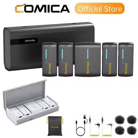 7RYMS iRay DW40 Four-channel Lavalier Wireless Microphone 4 Audio Tracks Individual Output Noise Can