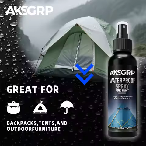 Nano-Coating Tent Waterproof Spray - Superhydrophobic Rain Repellent for Shoes, Tents & Outdoor Gear