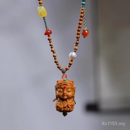 Tara Sandalwood Men Women Pendant Crown Small Cartoon Pendant Carving Barbie DIY Tara Sweater Chain 