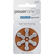 Powerone Hearing Aid Batteries, Size 312 (60 Total Batteries)