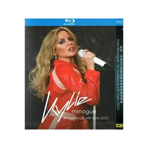 An Audience with Kylie Minogue 2023 Concert Blu-ray Disc Single Box DVD