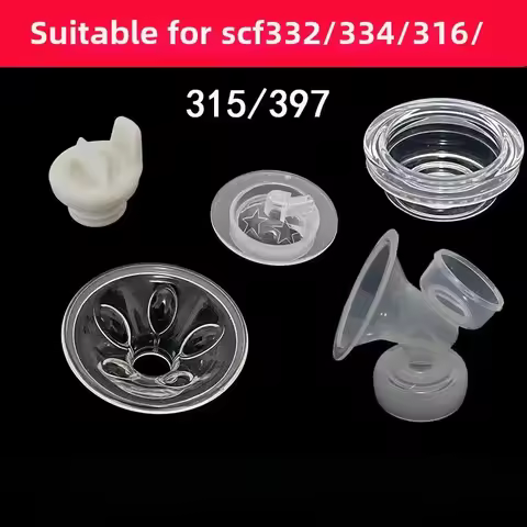 Breast Pump Accessories For Philips AVENT SCF332 SCF334 SCF316 315 Duckbill Valve Horn Diaphragm Pum