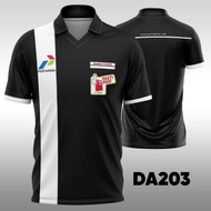 Kaos Jersey Seragam Pegawai SPBU PERTAMINA Fullprint Free Custom Nickname