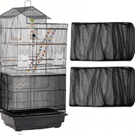 1pc Universal Bird Cage Cover 360 Degrees Covering Bird Cage Mesh Net Elastic Birdcage Cover Soft Bi