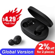 New TWS Bluetooth Earphone Wireless Headphone Stereo Headset For Xiaomi Sport Earbuds Mcrophone With Charging Box smartphone
