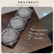 Half Size Pearl Accessories Nail Art, Nail Decoration Nail Art Accessories