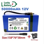 🔥12v 50000mAh Li-ion Battery Pack DC 12.6V 30Ah Battery with EU plug