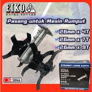 EIKO JAPAN EK-26SLE Brush Cutter Tiller Cultivator Kepala Mesin Rumput Mini Power Tiller