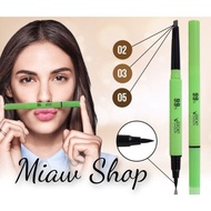 Clearance Stock 99% Alovera 2in1 Eyebrow & Eyeliner 1 SET 3 pcs Price Only below RM10