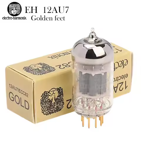 Russia EH 12AU7 ECC82 Vacuum Tube HIFI Audio Valve Golden feet Replace ECC802 12AU7T Electronic tube