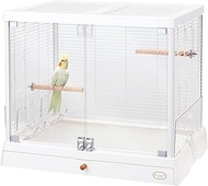 Minimal Land Bird Palace Clear Life 65W Full Open Double-Sided Door, Easy to Clean, Wide Space, Appr