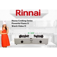 Rinnai RI-2RSPN - Heavy Duty Table Top Double Burner Gas Stove | Dapur Gas |