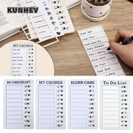 KUNHEV Checklist Daily Planner My Chores Holiday Task Plastic Memo Planning Board