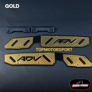 CARPET HONDA ADV 160 BORDES FOOT REST CNC ALUMINIUM SHARK POWER DS Original