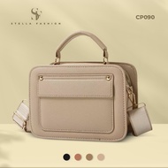 STELLA FASHION Sling Bag For Woman High Quality Leather Adjustable Strap Pocket Crossbody Bag CP090