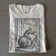 Retro Medieval Snail Rider T-shirt