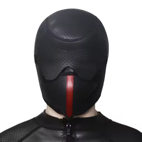 Fetish Cosplay Neoprene Full Face Mask Hood Punk Style Eagle Hawk Beak Mask for Woman Man Halloween 