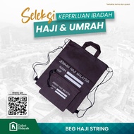 BEG HAJI STRING, UNCANG KASUT DAN BATU UNTUK JEMAAH HAJI MALAYSIA