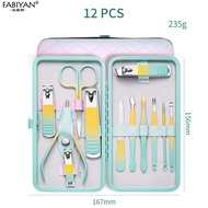 Nail Clippers Set Stainless Steel Nail Cutter Fingernail Clipper Trimmer Eyebrow Scissor Tweezers Ea