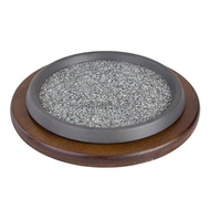 Sancong Korean Slate-fired Round Stone Pan Natural Anti-cracking Stone Pot Stone Baking Pan Stone Fr