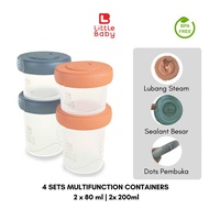 LB Little Baby Multifunction Containers MCLB424|Multifunction Container with Steam & Microwave Hole 