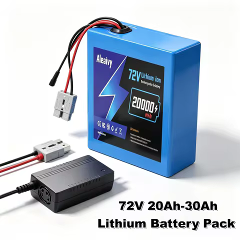 Aleaviy 72V 20Ah 30Ah Electric Bike Lithium Battery Pack 20000mAh 30000mAh Li ion Ebike Battery for