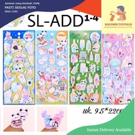 Panda Food Soft Boba Drink Character Sticker 3D Embossed Sticker