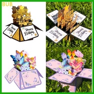 BUB Birthday Cards 3D Popup Happy Birthday Card 3D Happy Birthday Greeting Card