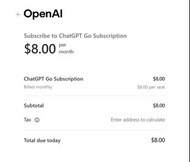 ChatGPT Go Subscription - Monthly