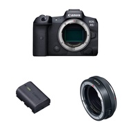 Canon EOS R5 Full-Frame Mirrorless Camera + Canon Mount Adapter EF-EOS R + Canon LP-E6NH Battery Pac