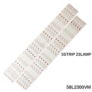 (NEW 1 SET) TOSHIBA 58" LED 58L2300VM  TV BACKLIGHT / LAMPU TV (READY STOCK) 58L2300