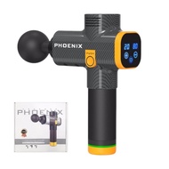 PHOENIX A1S Professional Fascial Massage Gun (9 Massage Heads) - Carbon Fibre Color
