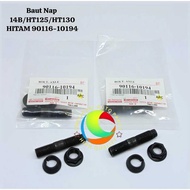 14B Nap Bolt HT125/ HT130/ BLACK 90116-10194 OEM QUALITY