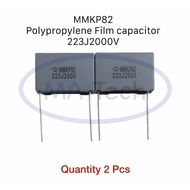 0.022uF2000V MMKP82 223J2000V 22nf 2000v 2 Pieces polypropylene film capacitor