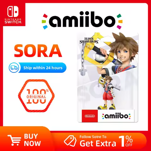 Nintendo Amiibo - Super Smash Bros. Series - Sora - for Nintendo Switch Game Console Game Interactio
