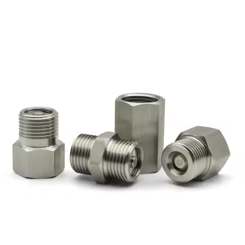 1/4 "3/8" 1/2 "3/4" 1 "BSP Thread Hexagonal Vertical One-way Check Valve 304 Stainless Steel