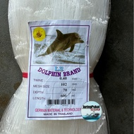 040MM X 102MM (4 Inci") X 70MD X 600ML Pukat Jaring Ikan / Mata Lintang / Warna Putih / Isi Kosong /