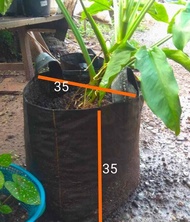 Terpal pot PLANTER BAG POLIBAG POT Bunga Plater Bag T 35 x D 35 pot