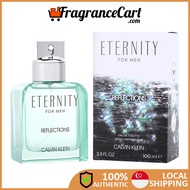 Calvin Klein Eternity Reflections EDT for Men (100ml) [Brand New 100% Authentic Perfume FragranceCart] Eau De Toilette CK Man Blue Mint