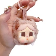 GEANAN Cartoon Pendant Crybaby Doll Figures Small Round Collectible Crybaby Plush Keychain Colorful