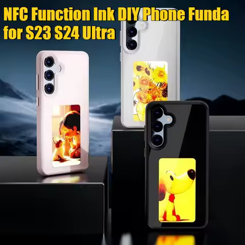 Diy Color Screen Bright Surface Style Smart Phone Case Screen NFC Function Ink DIY Phone Funda for S