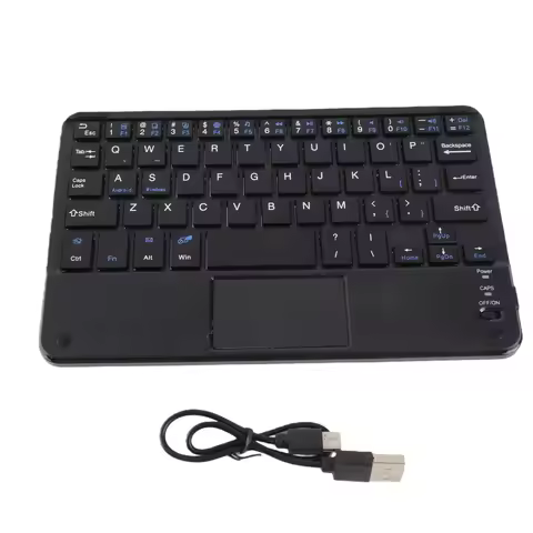 UltraSlim Mini Wireless Bluetooth Keyboard with Touchpad for Windows PC Android Tablet
